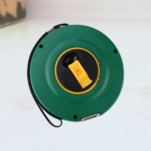 CRAFTHROU Mesure de ruban Rétractable Mesureur de ruban en acier inoxydable Mesure disque rond pour les utilisateurs à domicile 1Pcs