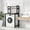 Two layers, variant on Over Washing Machine Storage Rack Space-Saving Laundry Organizer, Durable Bathroom Shelf for Clutter-Free Home