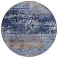 thumbnail image 2 of Addison Rugs Chantille Indoor/Outdoor Transitional Abstract Blue Machine Washable Round Rug, 8' x 8', 2 of 8
