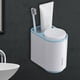 thumbnail image 5 of Juego de accesorios de baño con 2 tazas magnéticas para apartamento, casa y pareja azul, 5 of 7