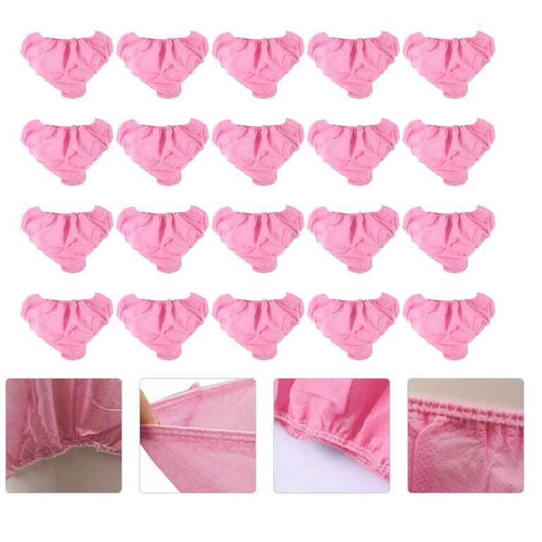 HOMEMAXS 50pcs Breathable Disposable Knickers Disposable Underpants  Disposable Underwear 