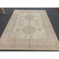 thumbnail image 6 of Beige, Soft Gray 8X10 Oushak Handmade Wool Rug # 11519, 6 of 10