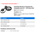 thumbnail image 2 of Serpentine Belt Drive Component Kit - Compatible with 2011 - 2018 Ram 2500 2012 2013 2014 2015 2016 2017, 2 of 2