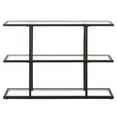 thumbnail image 2 of Evelyn&Zoe Yeardley 42" Wide Rectangular Console Table, Blackened Bronze, 2 of 7