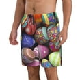 thumbnail image 2 of Naloa Easter Eggs1 Men's Beach Shorts, Surfing shorts, Swim trunks, Quick Dry Swim Trunks for Surfing Beach Fun - Medium, 2 of 9