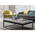 thumbnail image 2 of Diamond Sofa Mateo Tufted Living Room Bench in Gray, 2 of 6