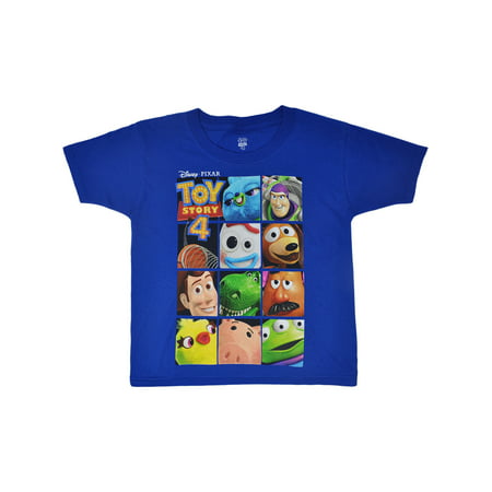 Boys Toy Story 4 Woody Buzz Forky Rex Hamm T-Shirt (Buzz And Woody Best Friend Shirts)