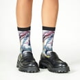 thumbnail image 5 of Uemuo Watercolor Snake Printed Kids Boys Socks Seamless Crew Socks Crazy Funny Athletic Sport Socks for Children, 5 of 5