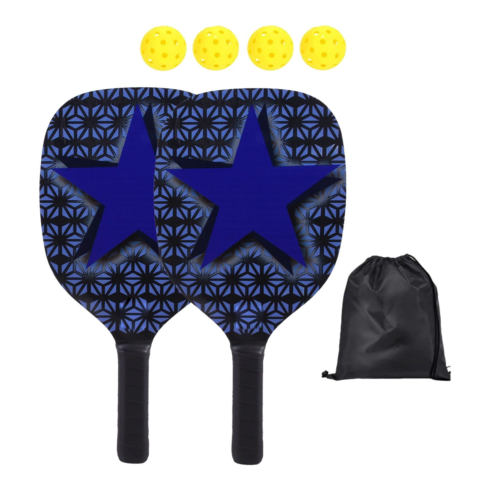 DimyFew Premium Pickleball Paddle Set with Storage Bag, Non-Slip Grip, Comes with 4 Ball