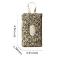 thumbnail image 3 of Quilted Baby Wipe Holder Floral Quilted Pouch Portable For Travel Stroller Daily Casual, 3 of 9