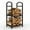 Black, variant on Pinypikaka 2-Tier Firewood Rack, Heavy Duty Fireplace Firewood Log Rack Holder, Outdoor Indoor Metal Wood Pile Storage Stacker Organizer for Fireplace, Patio, Fire Pit, Deck