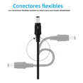 thumbnail image 4 of Cable Cctv Extension Para Cámaras 5 metros Dc 3.5 Mm X 1.35mm Lab.G, Negro, 4 of 5