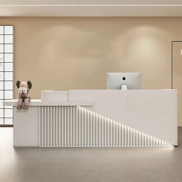 Modern Office Restaurant Tables Front Desk Lectern Pulpit Checkout Hair Salon Shop Counter Bar Podium Stand Leggio Furniture My Lux Decor Round
