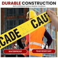 thumbnail image 4 of pyle 12 Pieces Yellow Caution Do Not Enter Tape Set - 656 Foot Long Tape Roll Suitable for a Wide Range of Applications, Including Roadworks, Events, and Hazardous Areas, 4 of 7