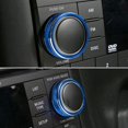 thumbnail image 3 of Cubierta decorativa de botón de interruptor de CD de aluminio para Wrangler JK 11-17 10-16 Compass 11-16 Patriot (azul), 3 of 5