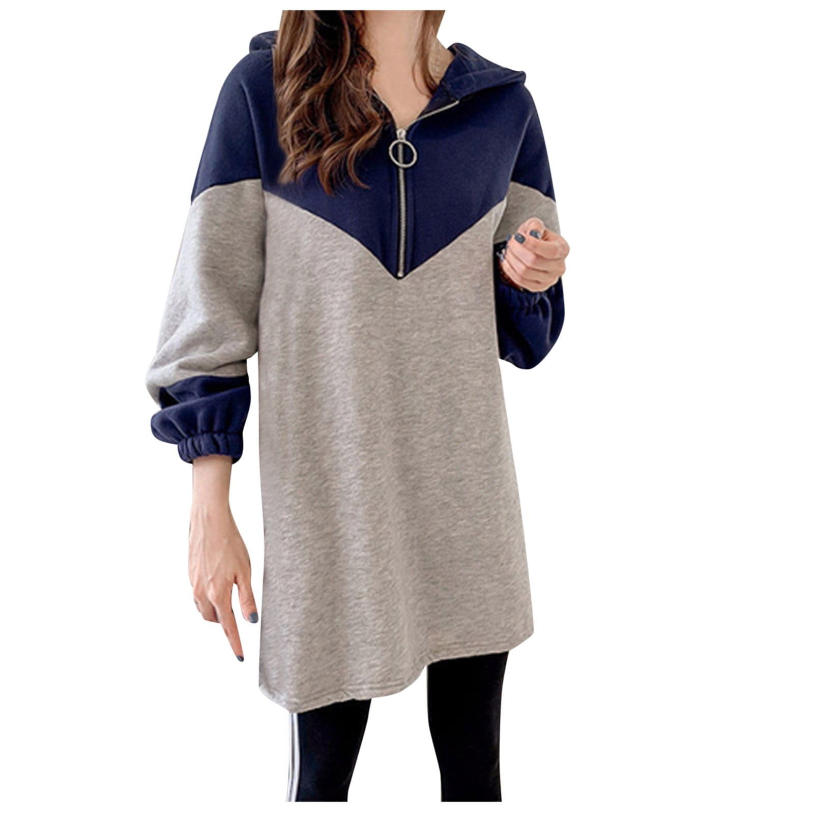 womens half zip sweatshirt
