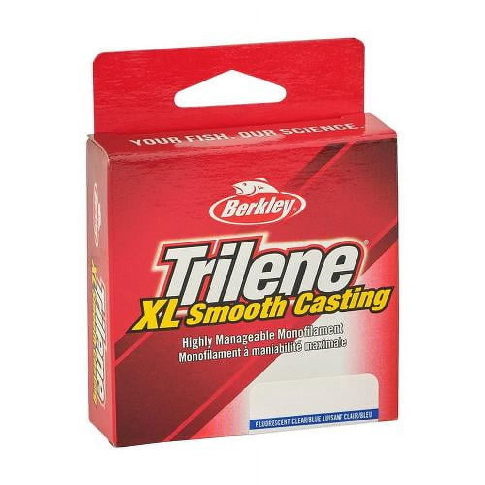 Berkley Trilene® XL® Monofilament Fishing Line, Fluorescent Clear/Blue, 4 lb Test Strength, 110 yd