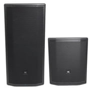 JBL Pro PRX835XW 15” 3-Way 1500 Watt Powered Speaker+15" Powered Subwoofer Sub
