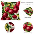 thumbnail image 6 of GooTPa Apples Decorative Pillow Covers, Fruit Throw Pillow Case Decoration, Linen Cushion Covers for Couch Sofa Bedroom Living Room Holiday Home Decor - 24x24in, 6 of 6