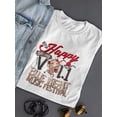thumbnail image 3 of Drink Blue Night Festival Shaped T-Shirt Women -Image by Shutterstock, Female Large, 3 of 4