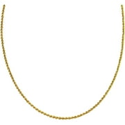 20" 10kt Yellow Gold Rope Chain