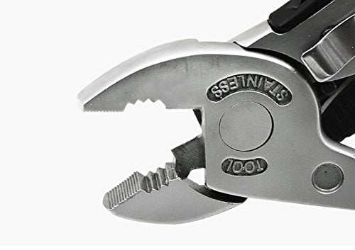 Buyohlic Multitool Wrench with 7 Tools/Pliers/Wire Cutter/Flat Screwdriver Adjustable Multi Purpose Stainless Steel Tool