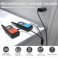 thumbnail image 3 of Walkie Talkies DURLK de largo alcance, paquete de 2, con clima de la NOAA, 3 of 7
