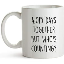 11 Year Anniversary Coffee Mug For Him, 11 Ounces, 11th Wedding Anniversary Cup For Wife, Eleven Years AFFLO2