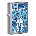 thumbnail image 1 of Zippo Kryptek Blue Snakeskin, Finition Chrome de Rue, Briquet Coupe-Vent 49334, 1 of 6
