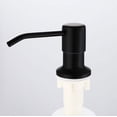 thumbnail image 2 of Dispensador de jabón para fregadero de cocina (cromado), dispensador de jabón para fregadero de diseño integrado, recambio desde la parte superior, cocina de acero inoxidable, 2 of 4