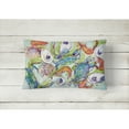 thumbnail image 2 of Carolines Treasures 8547PW1216 Crab Canvas Fabric Decorative Pillow, 12H x16W, multicolor, 2 of 3