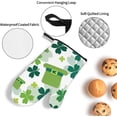 thumbnail image 4 of Saint Patrick Day Oven Mitts and Pot Holders 4 Pcs Sets for Kitchen, Cooking Gloves Heat Resistant Oven Mitt Gloves Non Slip Potholders for Baking, BBQ, Grilling, 4 of 6