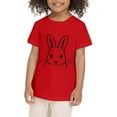 thumbnail image 4 of TSADFHJI Girls Shirts Size 10-12 Trendy Baggy Winter Girl Tops Size 14-16 Plus Summer Easter Bunny Shirt Toddler Girls Happy Easter T Shirt Kids Cute Bunny Rabbit Graphic Tees Tops 2-3 Years, 4 of 4