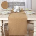 thumbnail image 4 of VHC Brands Burlap Natural Runner Fringed 13x90, 4 of 6