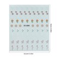thumbnail image 3 of Cuadros Decorativos Nail Art Set Stickers Stickers Kit Love 4 Hojas para Niños Niñas (A) Wdftyju embutido en tela, 3 of 3