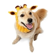 Zoo Snoods Giraffe Dog Costume - Neck and Ear Warmer Hood for Pets (Medium)