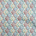thumbnail image 1 of oneOone Cotton Flex Dusty Teal Green Fabric Geometric With Dry Brush Craft Projects Decor Fabric Printed By The Yard 40 Inch Wide, 1 of 4