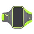 thumbnail image 1 of Matsuzay Bolsa de teléfono para brazo, resistente al agua, a prueba de sudor, bolsa para brazalete deportivo, soporte de almacenamiento para pantalla Teléfono y Comunicación verde fluorescente, 1 of 6