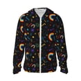 thumbnail image 1 of Balery Cartoon Pride Lgbt Sudadera ligera de manga larga con capucha y protección solar UPF 50+ para hombre y mujer, ideal para pesca y running-Medium, 1 of 7