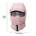 thumbnail image 3 of ddioayh Clearance Windproof Coverage Outdoor Riding Mask With Glasses Face Mask Winter Windproof Hat, 3 of 9