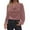 *3-Pink, variant on VBVC Women's Velvet Draped Cowl Neck Blouse,Ladies Dressy Casual Elegant Top,Trendy Velvet Shirt For Women,Green,Size S