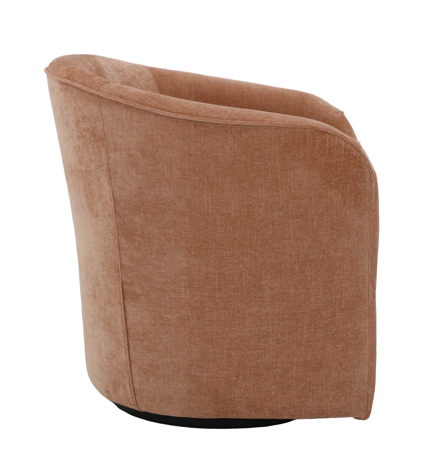 Mainstays Miles Swivel Accent Chair, Saganaga Clay