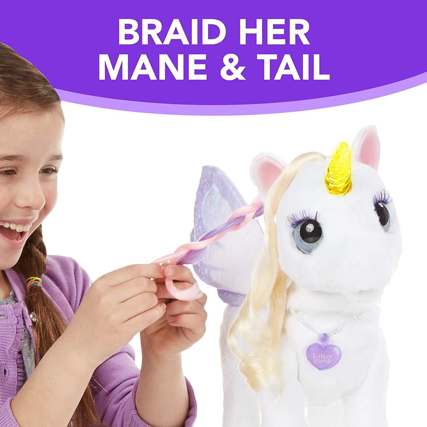 furreal friends starlily my magical unicorn interactive plush toy