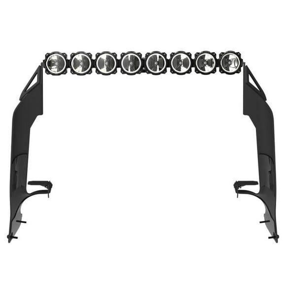 KC Hilites Light Bar 91339 Gravity Pro6; LED Bulb; 50 Inch Length; 160 Watt/13.04 Amp Draw; Combo Beam; 19616 Raw Lumens; Clear Lens; White Bulb; Black Aluminum Housing; Overhead Mount