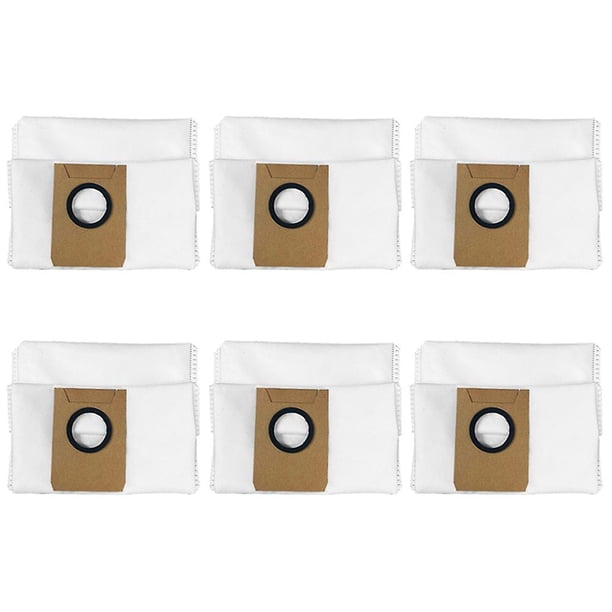 6 uds para Ecovacs Deebot X1 Omni/turbo Robot aspirador bolsa de polvo