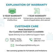 Lifesmart Bahama (LS350DX) Hot Tub - 5-Person, 28-Jet, Plug & Play Spa, Sea Salt