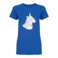 thumbnail image 2 of Unicorn Mystery Rainbow Horn Shaped T-Shirt Women -Image by Shutterstock, Female x-Large, 2 of 4