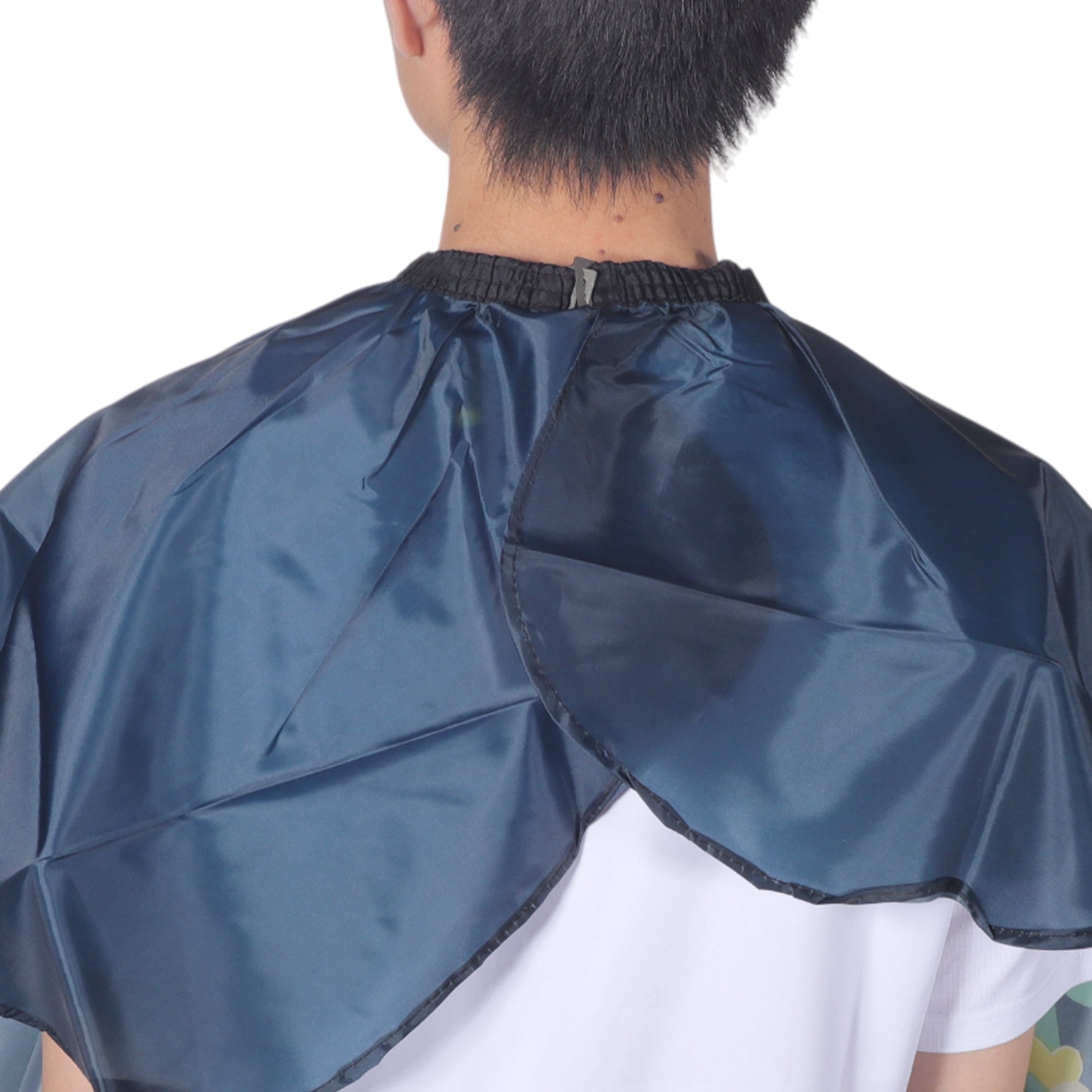 Unique Bargains Santa Hat Hair Cutting Barber Cape 1 Piece Black, Red 46.85"x31.89"