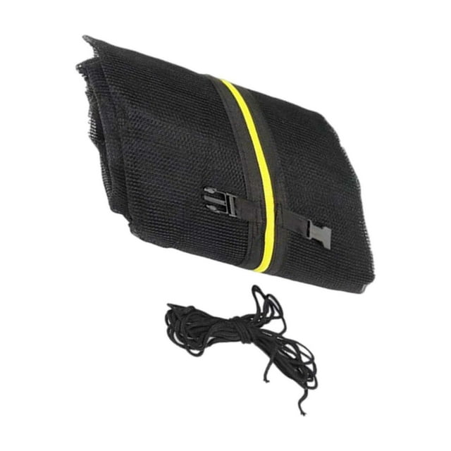 ZheElen Filet de Trampoline 6-12 Pieds pour Remplacement de Filet 6/8 avec Poteau à Fermeture Éclair