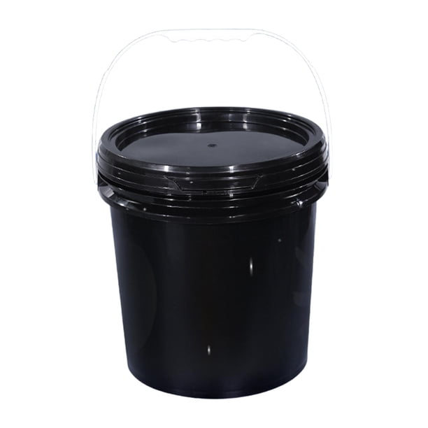 Cubo contenedor de almacenamiento de alimentos multifuncional resistente con asa 10 litros